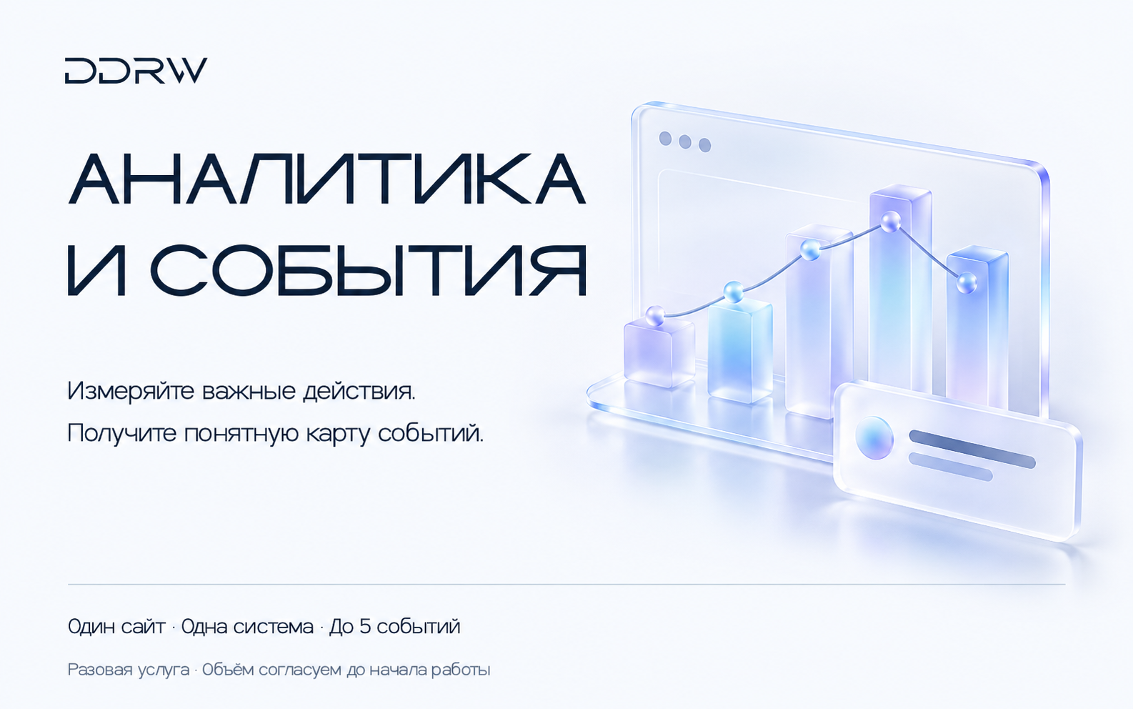 Настройка аналитики и событий — состав фиксированной услуги DDRW